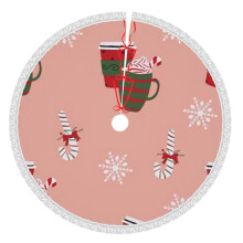 Christmas Tree Skirt 36 Inch Rustic Holiday Decor