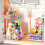 Under Sink Organizer Adjustable 2-Tier Pull-Out Drawers 2 1