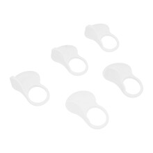 5 Stück ThumbGuard Silikon 6 4 2,8 cm 0,8 cm Weiß