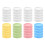 Pcapzz colored plastic mason jar lids 20pcs 70mm 1