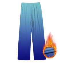 Women's Gradient Flannel Trousers Fall Winter Warm Casual