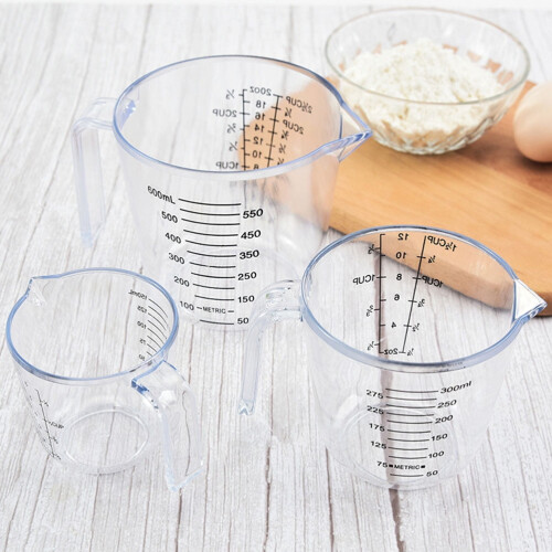 3-dielne PP odmerky 150 ml