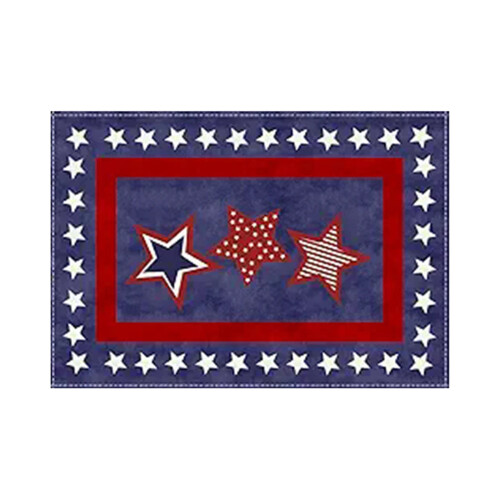 Set de table patriotique en lin 45 x 30 cm