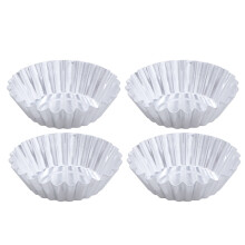 Moules à tartelettes aux œufs en aluminium (lot de 10)