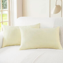 Housses de coussin en chenille 61 x 61 cm (lot de 2)