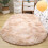 Tapis ovale en coton et polyester 80 x 120 cm 1