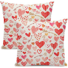 Linhjerteputetrekk 30x50cm sett med 2