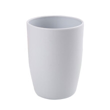 Gray PP Bathroom Drinking Mug, Stackable, 7.5 x 7.5 x 9.8 cm
