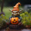Κολοκύθα για το Halloween Εξωτερική Διακόσμηση Ρητίνης 1 Τεμάχιο 1