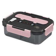 De volta às aulas! Lancheira Avtoify de plástico com divisórias, grande capacidade, própria para micro-ondas, rosa, ideal para estudantes e para
