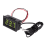 Termômetro digital verde QIFEI12V -50 ~ 110 C com display LED e sensor de temperatura termopar. 1