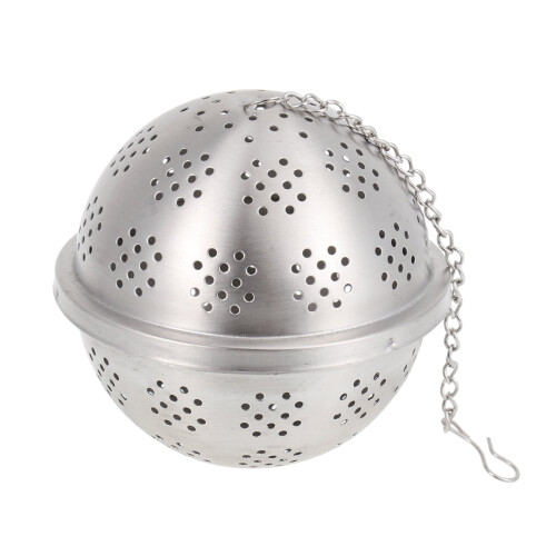Rustfrit stål krydderi kugle te-infuser løsbladet te-si filter M