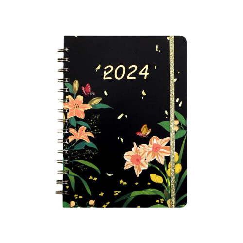 Poaug Notebook2024Εξατομικευμένος εβδομαδιαίος και μηνιαίος προγραμματιστής, τετράδιο