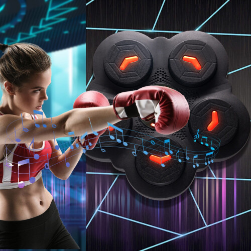 Μουσική Μηχανή Πυγμαχίας - Επιτοίχιο Bluetooth Smart Punch Trainer, Συμβατό με Οικιακές
