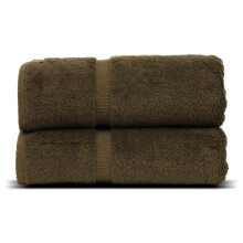 Luxuriöses Spa-Handtuchset aus 100 % türkischer Baumwolle (700 g/m²), hoch saugfähig, schnelltrocknend, umweltfreundlich, Dobby-Bordüre, 27 x 54