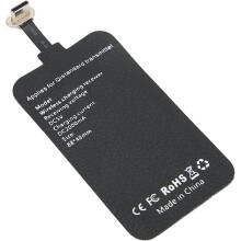 10 W-os Qi vevőegység USB-C-vel, vékony vezeték nélküli töltővevő C típusú telefonhoz, szupergyors Qi vezeték nélküli töltővevő