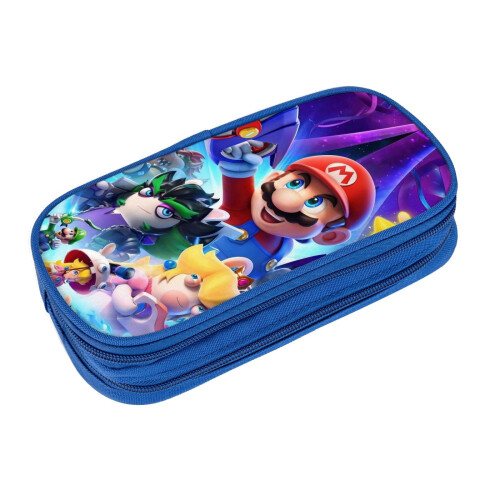 Ανθεκτική θήκη μολυβιών Mario για στυλό, μεγάλη τσάντα αποθήκευσης, για σχολικά
