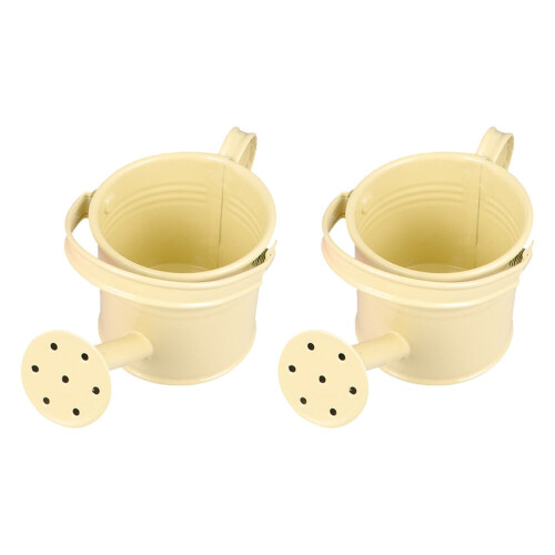 Conjunto de 2 regadores criativos, simples e duráveis, em ferro fundido.