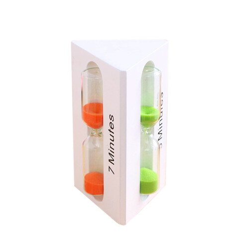 Zynic 3/5/7 λεπτά χρονόμετρο με αμμώδες γυαλί, ρολόι-κλεψύδρα με αμμώδες γυαλί, ώρα,