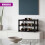GEEZY Geezy Wine Rack Stackable 12 Bottle 3 Tier Storage Stand Free Standing 7