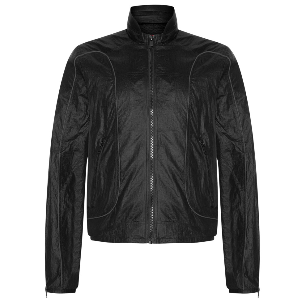 Diesel (Xl, ) Mens Motor Cross Style Track Jacket Black