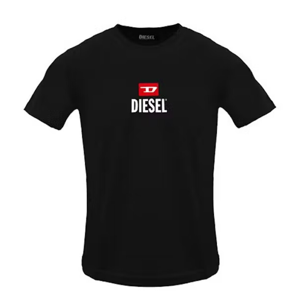 Diesel (Xl, ) Mens Logo T-Shirt Black