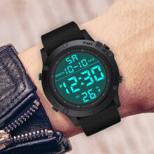 Jacenvly2024Nuovo Smart Watch in offerta Orologio sportivo militare da uomo alla moda Orologio digitale a LED di lusso impermeabile Batterie per