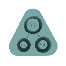 Silicone Ice Cube Tray for Tumbler with Lid, 1 Pack