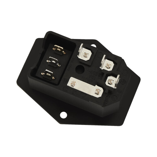 AC strømudtag 10A 250V Triple Red Rocker Switch