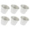 6 stk. gelékageform papirkopper kageform bagepande buddingfremstillingsforme metal kopforme bagebuddingredskab 1
