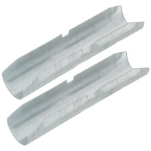 2 connettori per asta romana per tende, giunti in metallo per asta per tende, kit di ricambio per binario per tende.