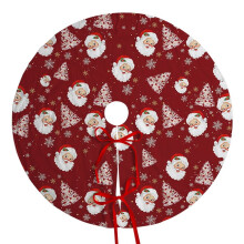 Vrolijke Kerstboomrok met kraag Grinch Zachte Boerderij Kerstdecoratie 90cm RF4