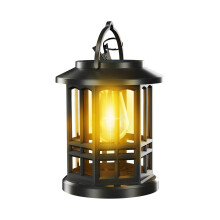 Op zonne-energie werkende tuinlamp voor buiten, 28 led's, vlamlantaarn, holle lamp, waterdichte wandlamp, vloerlamp, projectielamp