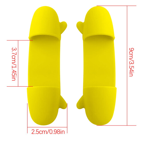 Luva de isolamento térmico com clipe de silicone para os dedos – 1 par