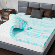 Surmatelas en mousse à mémoire de forme, format double, 7,6 cm (3 pouces)