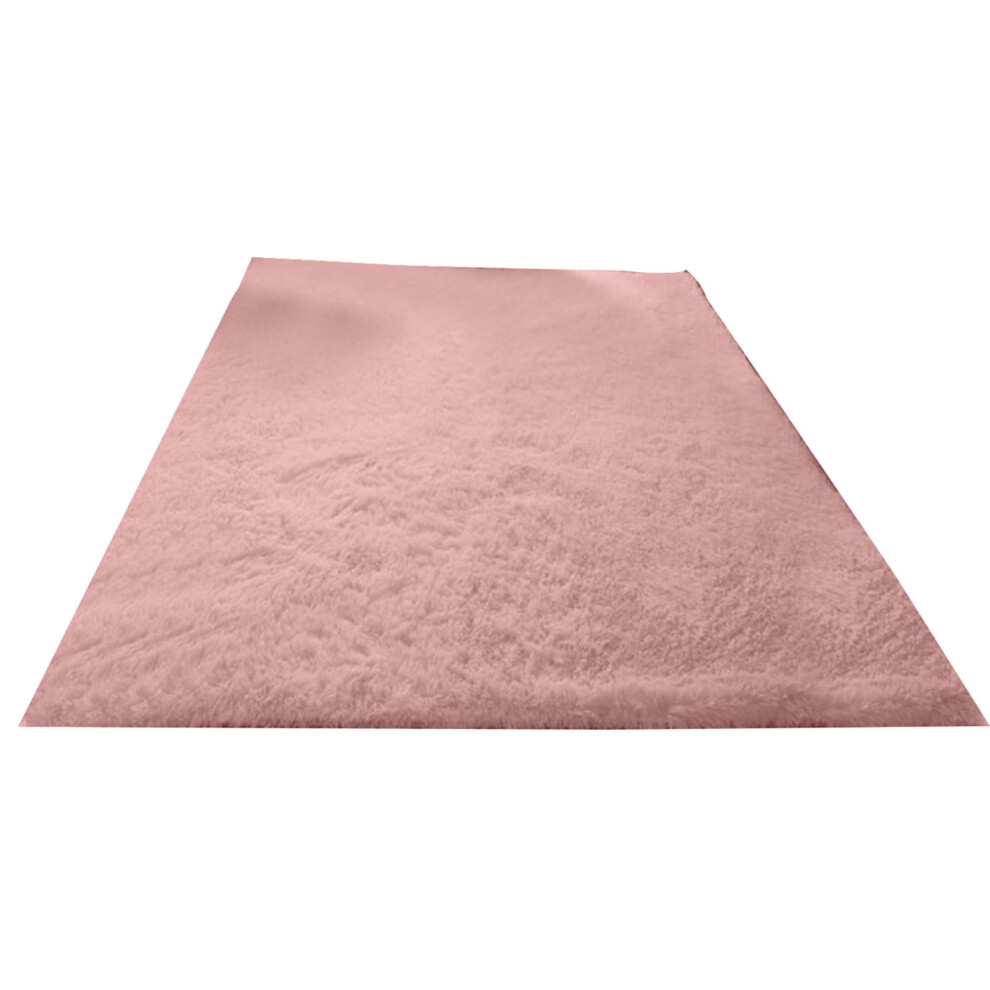 Non-Slip Plush Polyester Carpet Rectangular