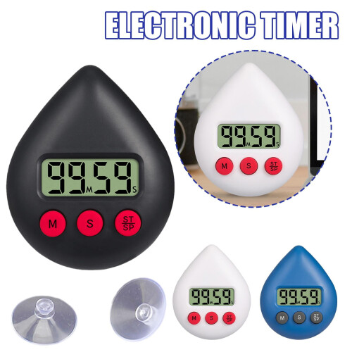 Digital Shower Timer Waterproof Energy Saver 5-Color