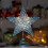 GoXteam Lighted Christmas Star Tree Topper Silver Blue 1