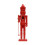 Nutcracker figurine Christmas decoration red 1 piece 1