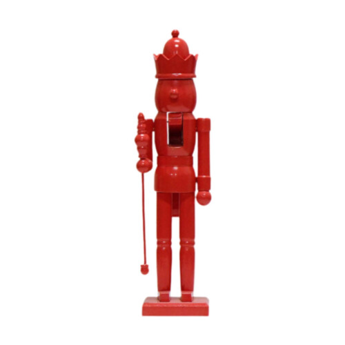 Nutcracker figurine Christmas decoration red 1 piece