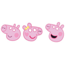 Peppa Pig Kids Party Masks (pack of 6)