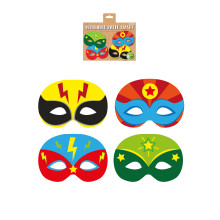 Superhero Kids Party Masks (pack of 12)