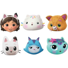 Gabby's Dollhouse Party Masks (pack of 6)
