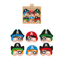 Pirate Kids Party Masks (pack of 12)