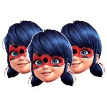 Miraculous Ladybug Party Masks (Pack of 6)