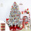 Christmas Tree Ornaments Plastic Red Gold 30 pcs 60mm 1