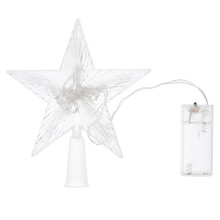 Christmas Tree Star Light LED Battery Operated Size S