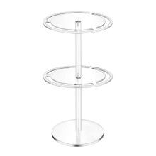 Zonnebrilhouder/organizer van acryl met 2 lagen