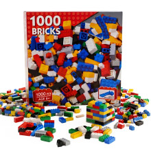 MTS Construction Building Bricks Compatible Play Set 1000 Piece Blocks Building Toys