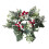 Christmas Pillar Candle Rings Wreath Rustic Greenery 1 Pack 1
